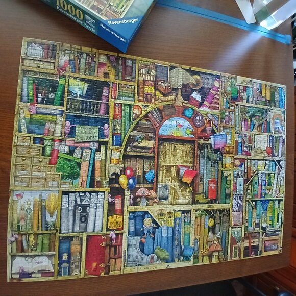 Ravensburger The Bizarre Bookshop #2 1000pc Puzzle - Picture 2 of 2